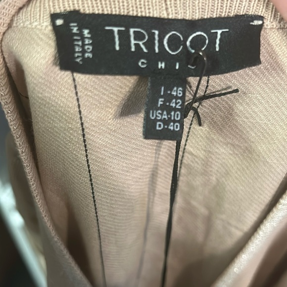 Size 10 Beige dress with gold details made in Italy - Picture 12 of 16